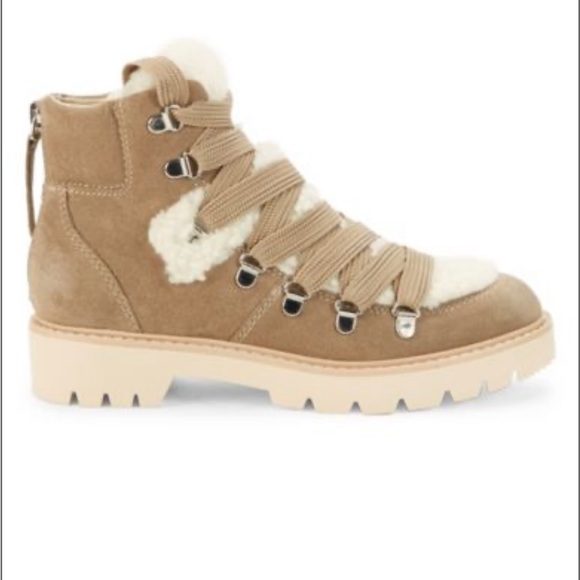 Dolce Vita Shoes - NIB Dolce Vita Pacen Faux Suede Winter Ankle Boots Sage Suede Size 8